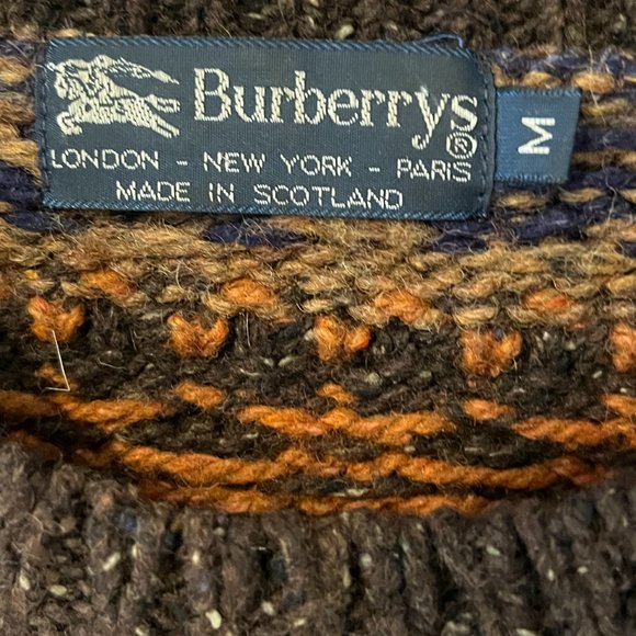 Burberry Multicolor Patterned Crew Neck Sweater - Picture 2 of 5